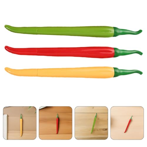 Set de 36 bolígrafos gel con forma de chile GLEAVI miniatura 7
