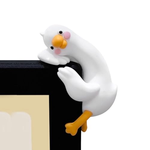 4 Figuras pequeñas de ganso de resina decorativas miniatura 4