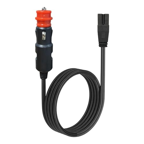 Image of Efillooc 12V DC Power Cord, 10A Fuse, Compatible with Tropicool Black & Decker Portable Car Fridge Mini Cooler Refrigerator (Fridge Cable B)