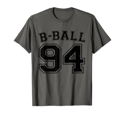B-Ball Basketball Player Number Training Varsity Vintage Camiseta