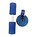 Floor Sit Up Bar Adjustable Sit Up Assistant Device Machine Abs Exerciser with Suction Cup for Abdominal Muscle Exercise (Blue)