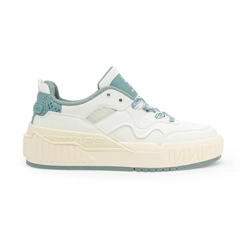Image of Red Tape Casual Sneaker Shoes for Women | Sophisticated Rounded Front, Aerated Mesh Design & Pampering Cushioned Comfort White /Green