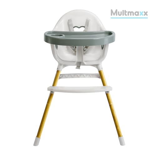 Cadeira de Alimentação Refeição para Bebê até 15kg e Altura Ajustável Multmaxx Verde