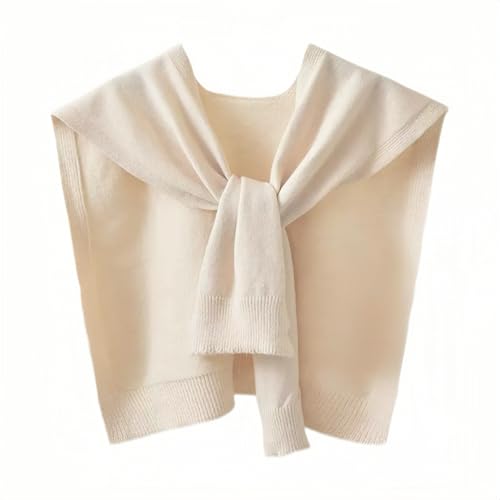 Geyoga Sweater Shawl Wraps for Women Sweater Knitted Knotted Shawls Casual Scarf Cape Shoulder Tops Blouses Fashion Wrap