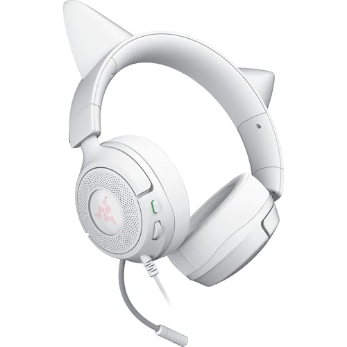 Razer Kraken Kitty V3 X Wired Gaming Headset, Kitty Ears, White - image 8