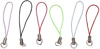 Pyatofyy 100Pcs Wrist lanyard,Cellphone Chain Cellphone Pendant Colorful DIY Cellphone Lanyard for USB Drive Mp3 Mp4 Mini Camera Jewelry Making,5 Colours
