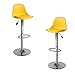 Regalos Miguel - Ofertas en Packs - Pack 2 Taburetes Tulipa - Amarillo - Envío Desde España