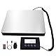 UNIWEIGH Paketwaage,200kg/10g digitale Versandwaage,Hochleistungs-Edelstahl-Postwaage mit Hold &Tara,Kofferwaage mit Wandmontiertem LCD Display für,Lagerhaus,Unternehmen,Hausgebrauch,Batterien&Typ-C