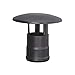 S & M 485596 chapeau Femelle émaillé 850 °c-ø 80 mm pour conduite de fumée de poêles et cheminées de Pellets, Noir
