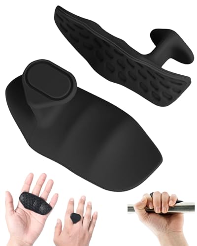 HUVZOR 1 Paire Gants de Fitness Antidérapants Hommes Femmes,Poignées D'haltérophilie,Mitaines de Protection des Mains Ergonomiques en Silicone pour...