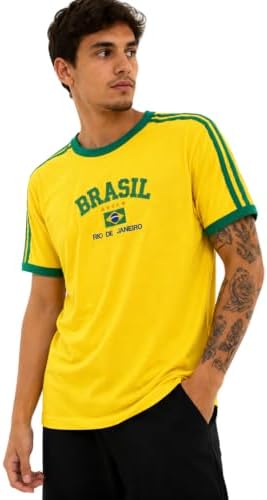 Camisa Bandeira Do Brasil Bordada Torcedor