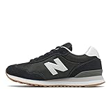 New Balance Men's 515 V3 Classic Sneaker, Black/Nb White, 12