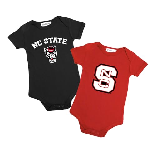 Image of Two Feet Ahead 2 Pack Baby Bodysuit Creeper Newborn Infants Licensed Sizes 0-3M 6M 12M 18M