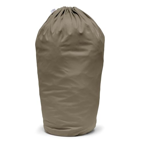 Kanga Care Seam Sealed Drawstring Reusable Diaper Pail Liner Large Barrel Shape 26" height x 51" top x 33" base | Pebble