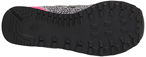 New Balance Women's 515 V3 Sneaker, Light Aluminum/Black/Pink, 8.5 #TOP3