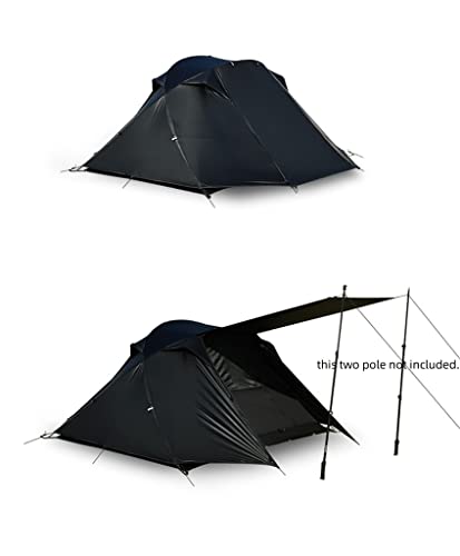 Carpa ultraligera para 1 persona, impermeable, mochila miniatura 7