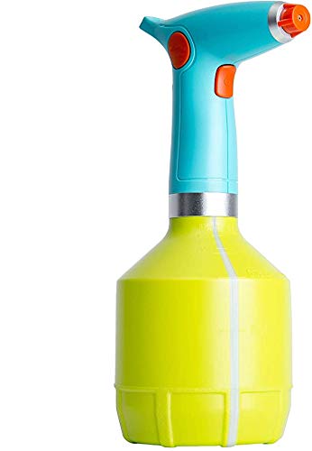 Wollet Electric Spray Bottles for Cleaning Solutions All Purpose Empty Cleaner Sprayer Bottle Car Wash Watering Can Plants Mister and Commercial Use 32 Oz (Blue)