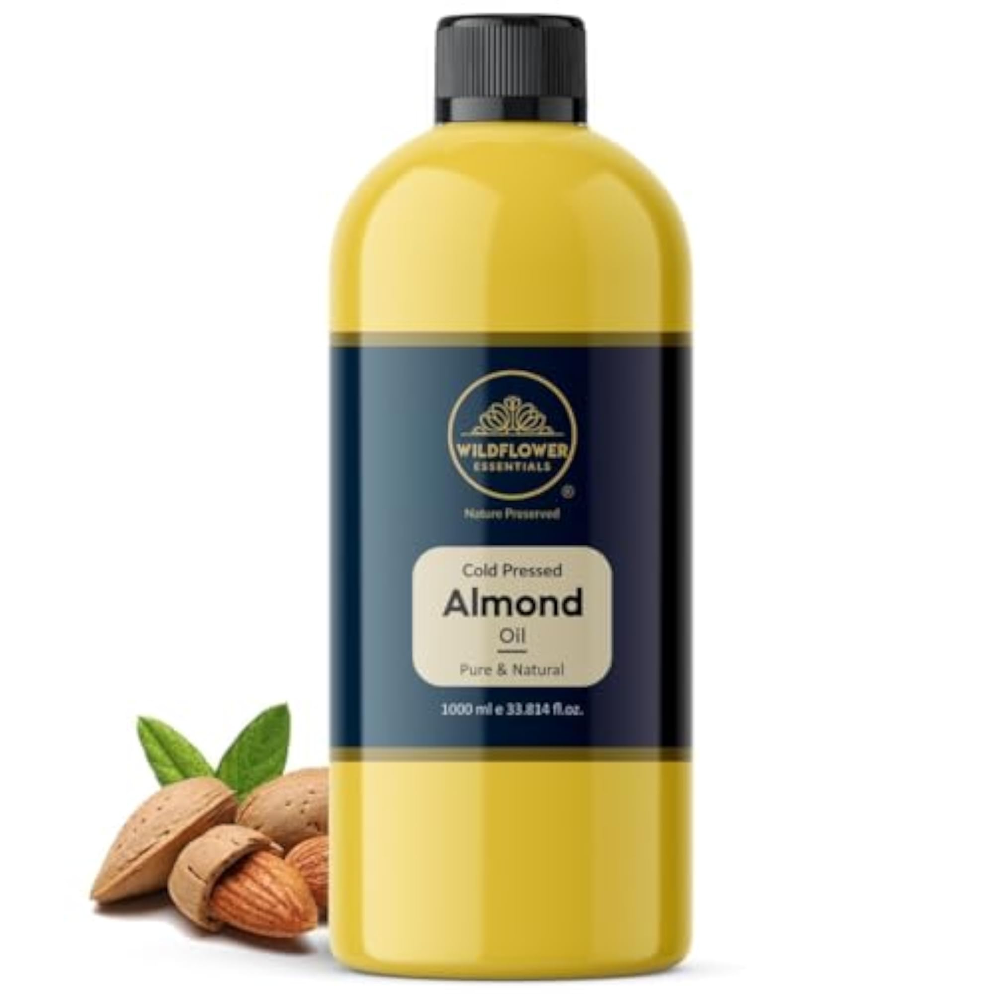 100% Pure Almond Oil, Cold Pressed