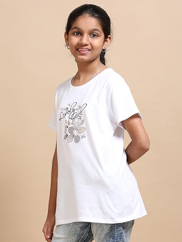 Image of Girls T-Shirt | Red Label Compact Cotton