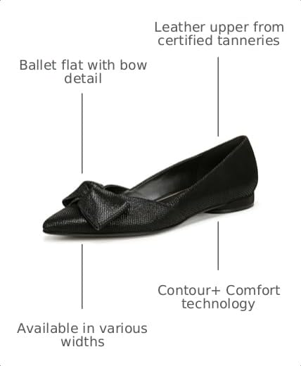 Image of Naturalizer Womens Havana Pointed Toe Slip On Dress Ballet Flat