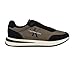 Calvin Klein Men's Phino Sneaker, Black/Taupe, 8.5