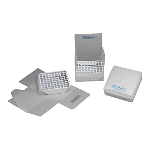 Boîtes de congélation avec séparateur 81 places pour organiser vos tubes de laboratoire