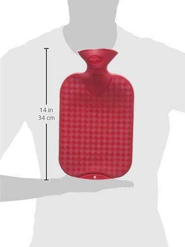 Fashy 6420 42 Wärmflasche 2,0 L glatte Ausführung, Farbe cranberry - Image 5