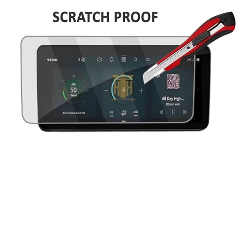 Image of (4 Pack) Screen Guard For Tata Nexon 2023 / 10.25 Inch Infotainment [Round Corners] + Steering + Instrument Cluster + Ac Control Panel / 2024 Nexon Car Display Accessories [Not Tempered Glass](Fearless Fearless(S)