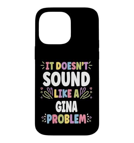 GINA Personalized Women's Gift Custom GINA �X�}�z�P�[�X iPhone 14 Pro Max �p