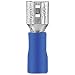 Install Bay BVFD250 Vinyl Female Connector 16/14 Gauge .250, Blue (100-Pack)
