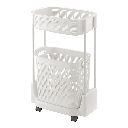 Richell 2-Tier Basket N White