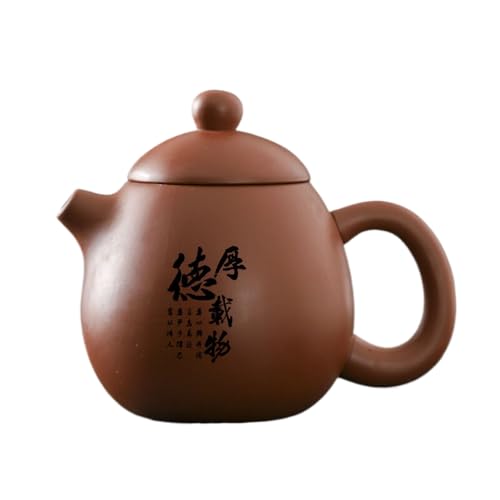 Juego de té Chino Kungfu con tetera de cerámica ovalada para infusión de té doméstico