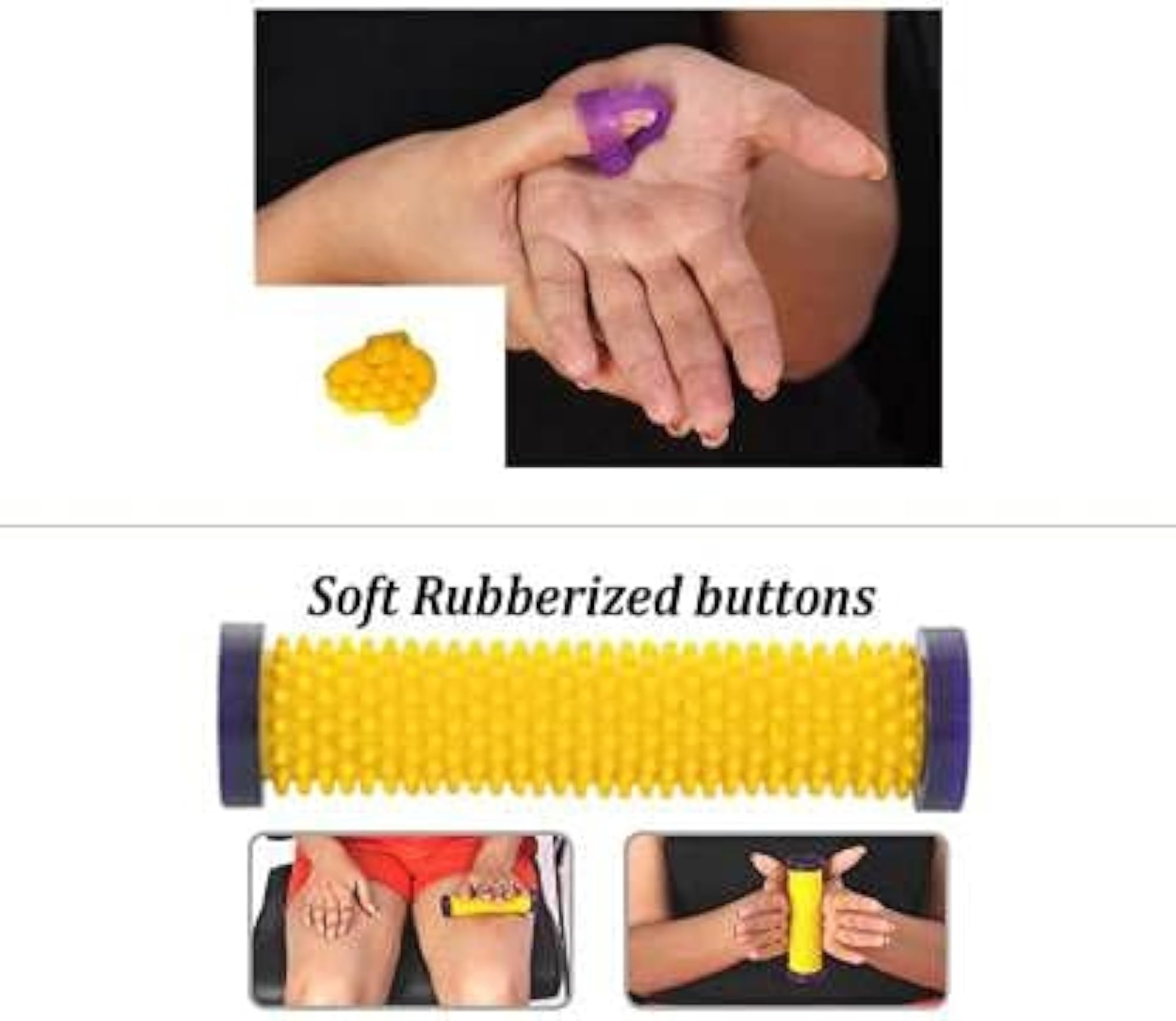 ANCS Acupressure Magnet Massage Rollers Kit for Pain Relief