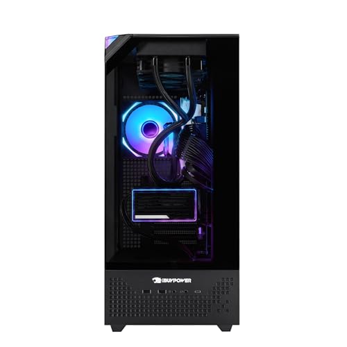 Image of iBUYPOWER Element Pro Gaming PC Desktop Computer AMD Ryzen 9 7900X CPU, AMD Radeon RX 9070XT 16GB GPU, 32GB DDR5 RGB 5200MHz RAM, 2TB NVMe SSD, Windows 11 Home, Gamer Keyboard and Mouse- EPBA9R97XT01