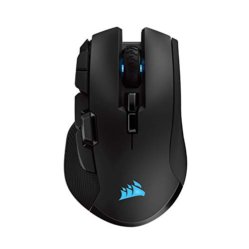 CORSAIR IRONCLAW WIRELESS RGB Rechargeable Gaming Mouse with Slipstream Technology – 18,000 DPI – 3-Zone RGB Multi-Color Backlighting – Black