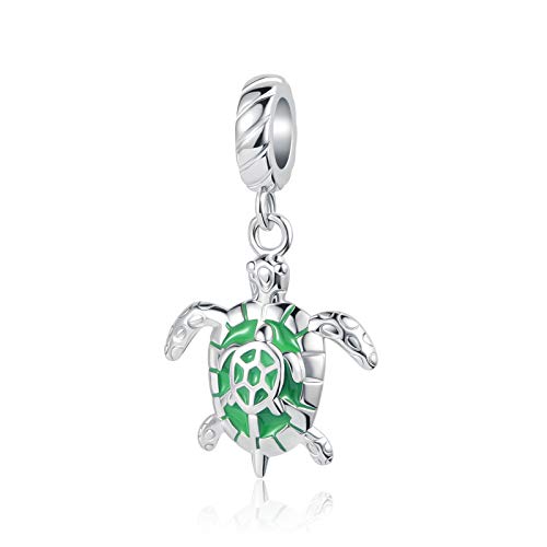 Abalorio de panda en plata y cristal brillante para pulseras de moda