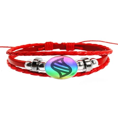 New For Trendy 2025 Anime Mega Stone Pokiemon Snap Weave Leather Bracelet 18Mm Glass Cabochon Adjustable Bangle Jewelry For Women Gift Jewelry Fashion Accessories Creative Gift2
