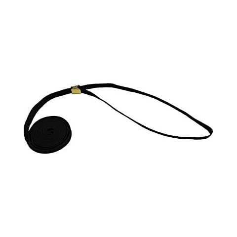 Resco Professional Cordo-Hyde Dog Show Lead, 3/16-Inch Wide x 56-inch long, Black Cover