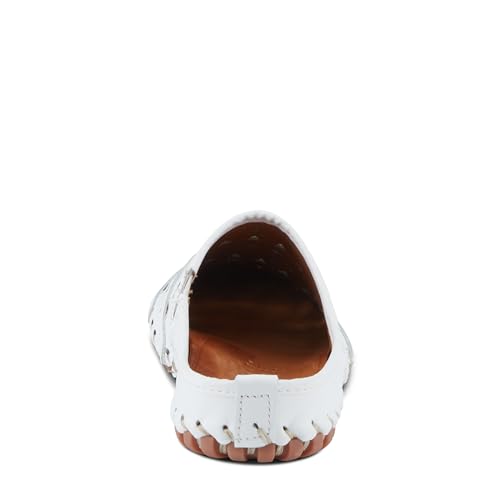 Image of Spring Step Fusalide Slip-On Shoes for Womens - Comfortable Slip-On Shoes with Rubber Outsole - Casual Leather Clogs for Women