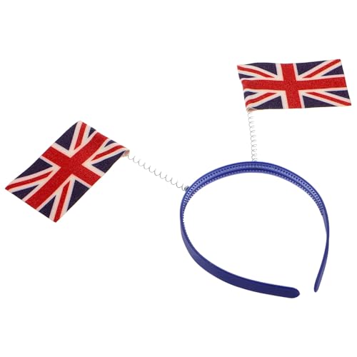 Bandeau motif drapeau britannique idéal pour fêtes et soirées à thème