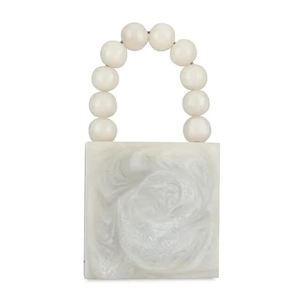 Women Luxury Acrylic Marble Clutch Purse Evening Formal Handbag Party Bridal Wedding Clutch Purse for Women & Girls-image-0