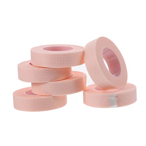 EPIGEIST 6Pcs Eyelash Extension Tapes Non Woven Fabric Under for Sensitive Skin for Lash Extension Isolation Easy to Tear and Cut for Salons and Home Use