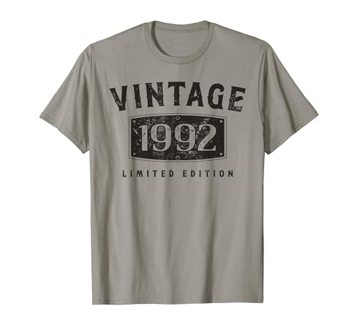 Vintage 1992 Limited Edition Birthday 1992 Birth Year Camiseta