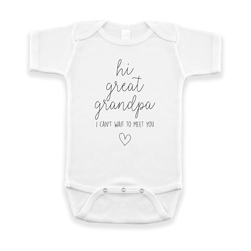 Surprise Pregnancy Announcement - Hi Great Grandpa I Can't Wait To Meet You