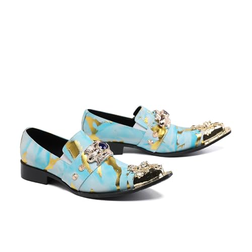 Men's Leather Shoes, Business Casual Pointed British Men's Dress Shoes, Wedding Party Banquet Nightclub Stage Host Barber Uniform Office Work Shoes4