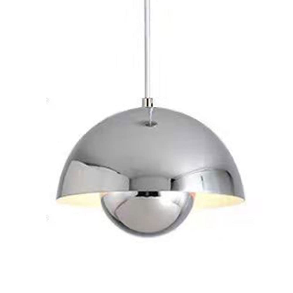 LYMSXAZOU Nordic Style Adjustable Circle Pendant Lamp Creative Metal Shade Chandelier E27 Hanging Light Fixture Modern Illumination for Home and Dining Spaces