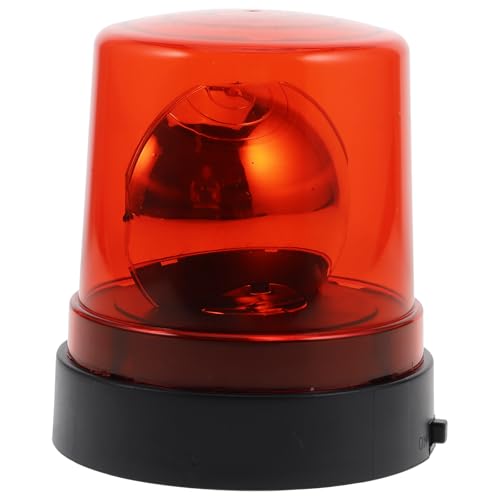 Feux clignotants d'urgence en plastique rouge pour costume de policier ou pompier