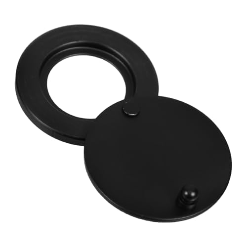 STOBOK Cubierta de Privacidad para Mirilla de Puerta Reemplazo Visor de Puerta Negro