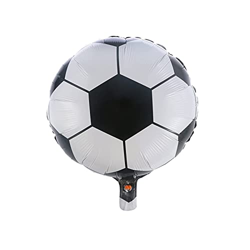 Binaryabc Soccer Balloons,Football Party Supplies,Foil Soccer Balloons,18 Inch,(10Pcs) #TOP3