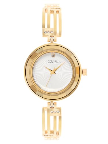 French Connection Analog Silver Dial Womens Watch-FCN094SGM (B0D78Q9251) Amazon Price History, Amazon Price Tracker